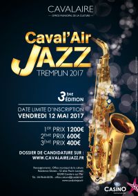Tremplin Cavalaire Jazz 2017. Du 31 janvier au 12 mai 2017 à cavalaire sur mer. Var.  00H00